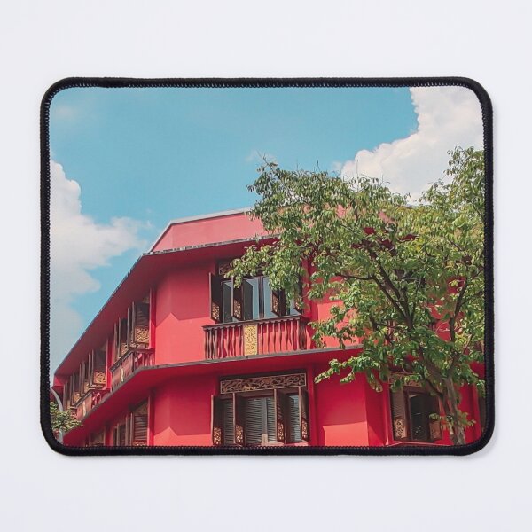 Item preview, Red Peranakan Shophouses, Singapore designed and sold by Happiness Creators.