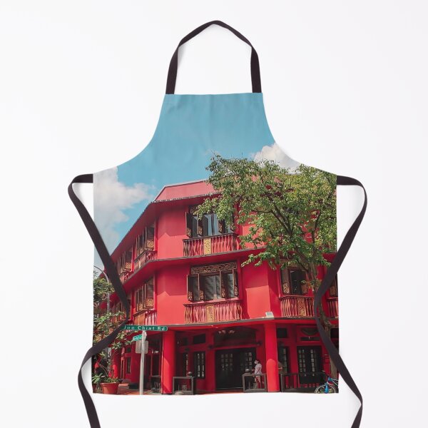 Item preview, Red Peranakan Shophouses, Singapore designed and sold by Happiness Creators.
