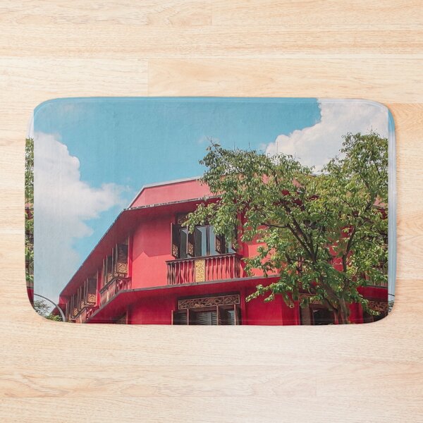 Item preview, Red Peranakan Shophouses, Singapore designed and sold by Happiness Creators.