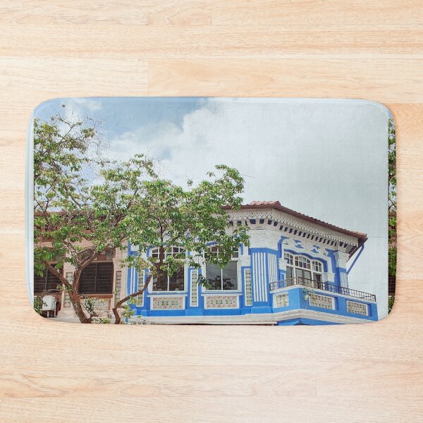 Item preview, Blue and White Peranakan Shophouses, Singapore designed and sold by Happiness Creators.