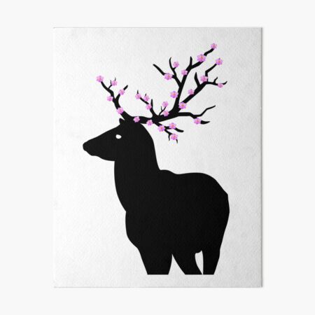 Artikel-Vorschau von Spirit Forest Hirsch - Flache Farbe, designt und verkauft von ThisBjmnID.