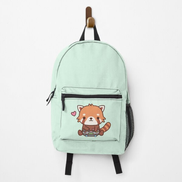 Item preview, Cute Little Red Panda Playing Video Games designed and sold by rustydoodle.