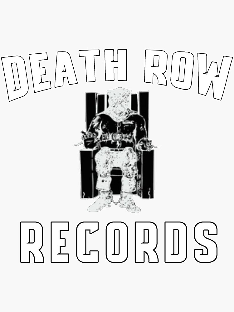 "Death Row Records" Sticker for Sale by Innovativeteam Redbubble