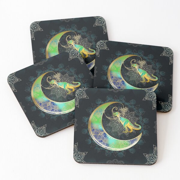 Item preview, Dinosaur Mandala Love You To The Moon designed and sold by AletacStore.