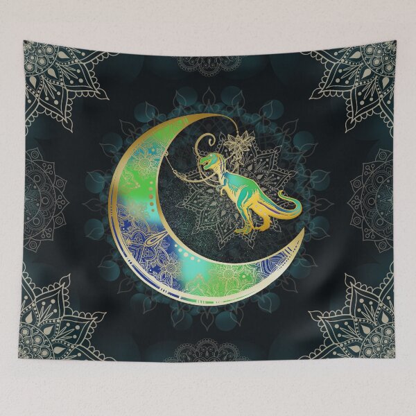 Item preview, Dinosaur Mandala Love You To The Moon designed and sold by AletacStore.