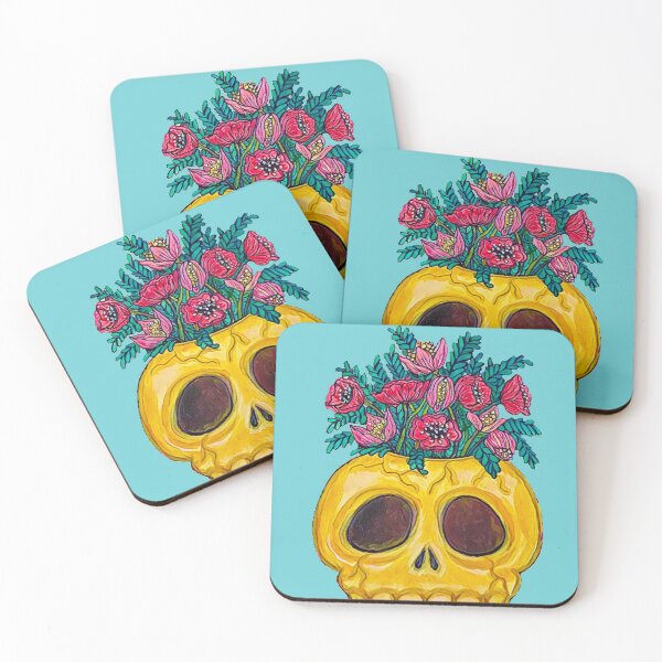 Item preview, Blooming Skull designed and sold by LuvbuzzArt.