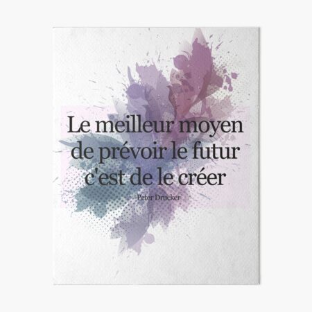 Citation De Motivation Art Board Prints Redbubble