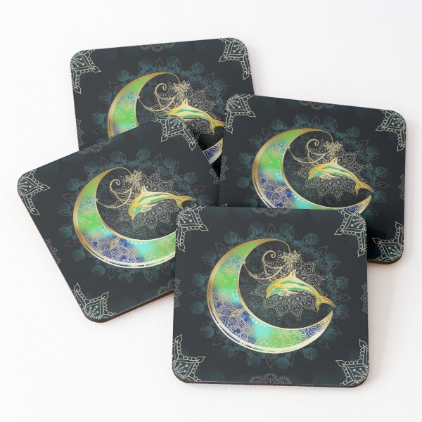 Item preview, Dolphin Mandala Love You To The Moon designed and sold by AletacStore.