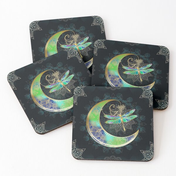Item preview, Dragonfly Mandala Love You To The Moon designed and sold by AletacStore.