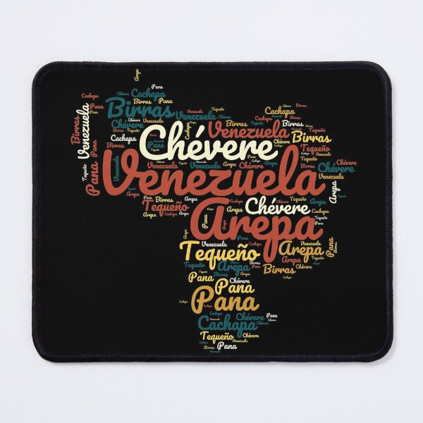 Item preview, Venezuela in words (Color design) designed and sold by world-of-words.
