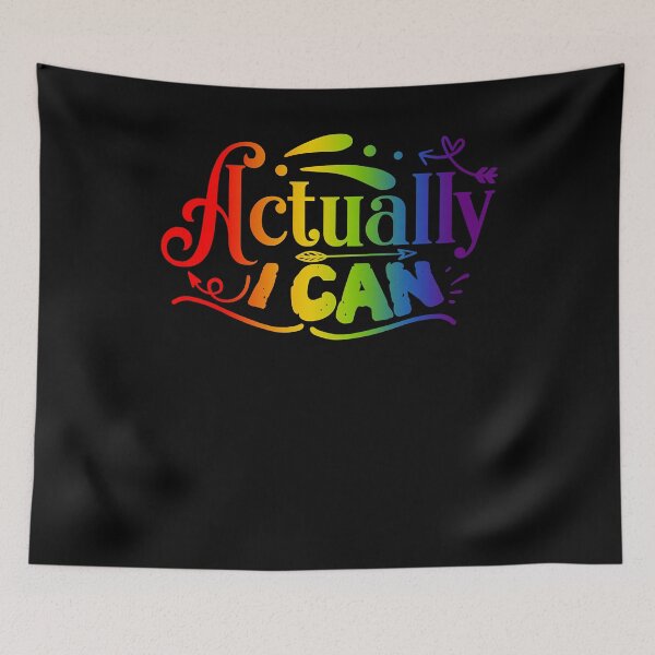 Item preview, Funny Design Actually I Can Quotes Who Loves Movie designed and sold by JoellaFlinteTee.