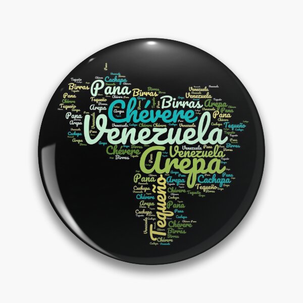 Item preview, Venezuela in words (Color design) designed and sold by world-of-words.