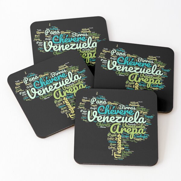 Item preview, Venezuela in words (Color design) designed and sold by world-of-words.