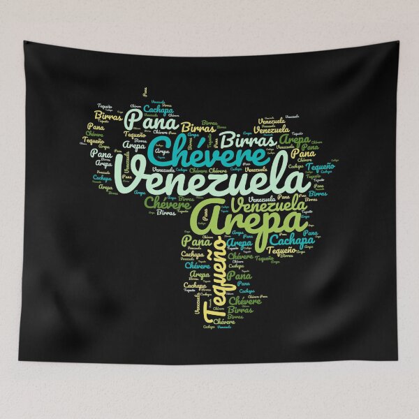 Item preview, Venezuela in words (Color design) designed and sold by world-of-words.