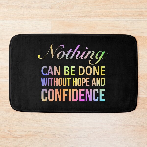 Item preview, Nothing can be done without confidence - Motivational Slogan designed and sold by Delandor.