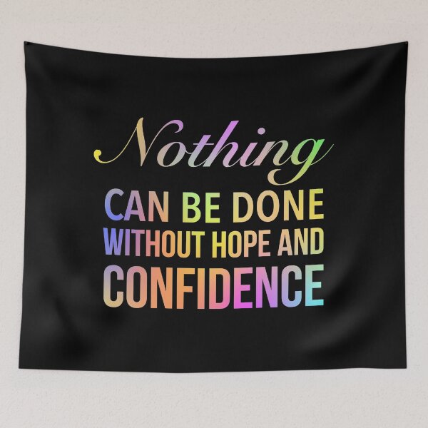 Item preview, Nothing can be done without confidence - Motivational Slogan designed and sold by Delandor.