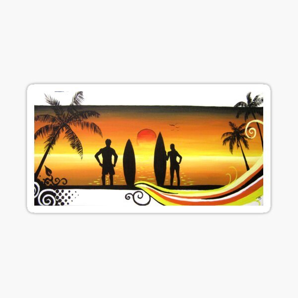 Vista previa del artículo con la obra «"Sunset" Endless summer series», diseñado y vendido por Taniakay.