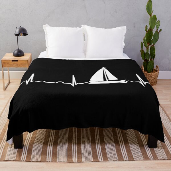 Item preview, Boating Heartbeat Sailing Sailor Heartbeat Pulse designed and sold by TastefulTees.