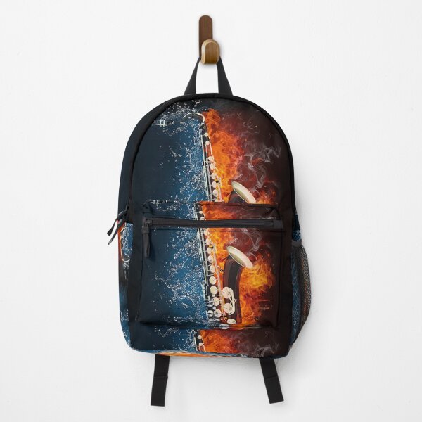 Item preview, Saxophone Fire And Water Art designed and sold by AletacStore.