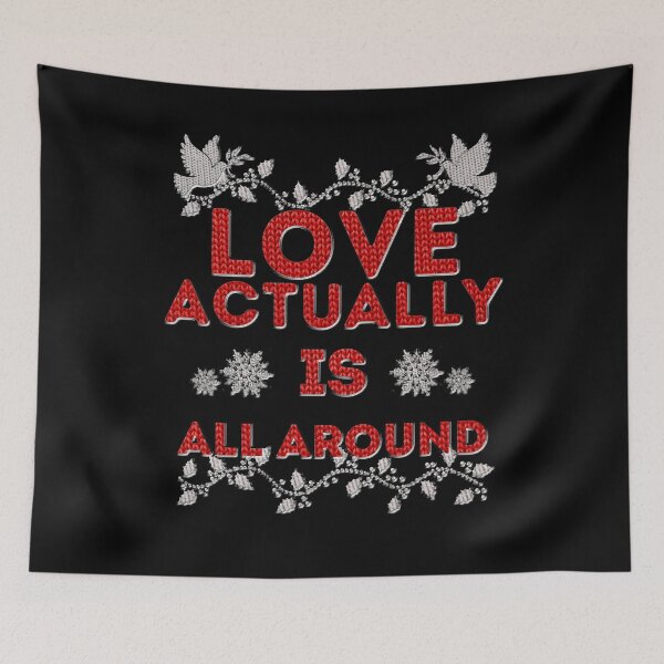 Item preview, Funny Design Love Actually Is Quotes The Best Things designed and sold by JoellaFlinteTee.