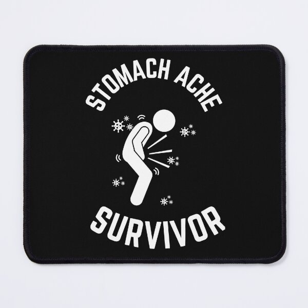 Item preview, Stomach Ache Survivor V2-Tummy Ache Funny Elegant Minimal designed and sold by MAEffects.