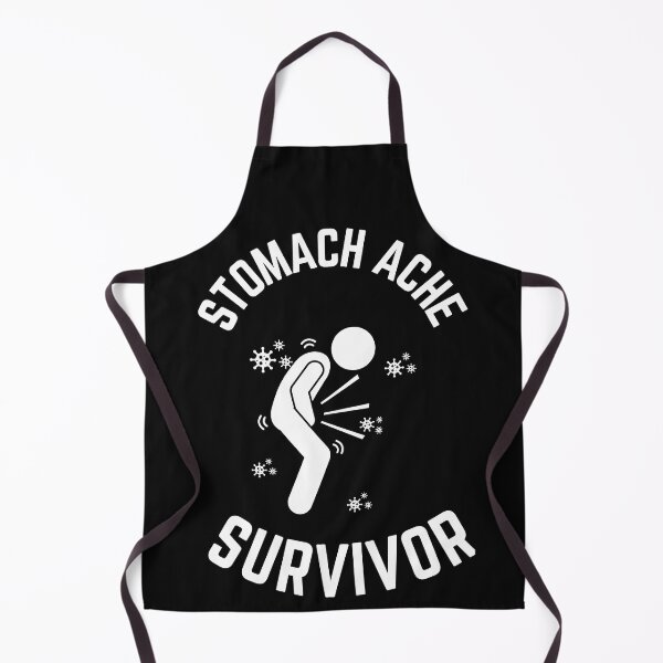 Item preview, Stomach Ache Survivor V2-Tummy Ache Funny Elegant Minimal designed and sold by MAEffects.