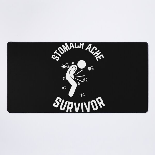 Item preview, Stomach Ache Survivor V2-Tummy Ache Funny Elegant Minimal designed and sold by MAEffects.