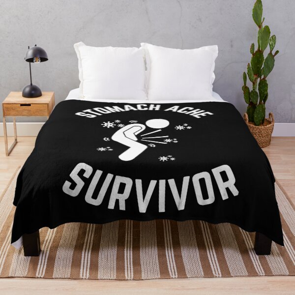 Item preview, Stomach Ache Survivor V2-Tummy Ache Funny Elegant Minimal designed and sold by MAEffects.