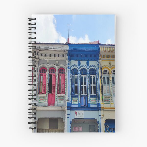 Item preview, Colourful Peranakan Shophouses, Singapore designed and sold by Happiness Creators.