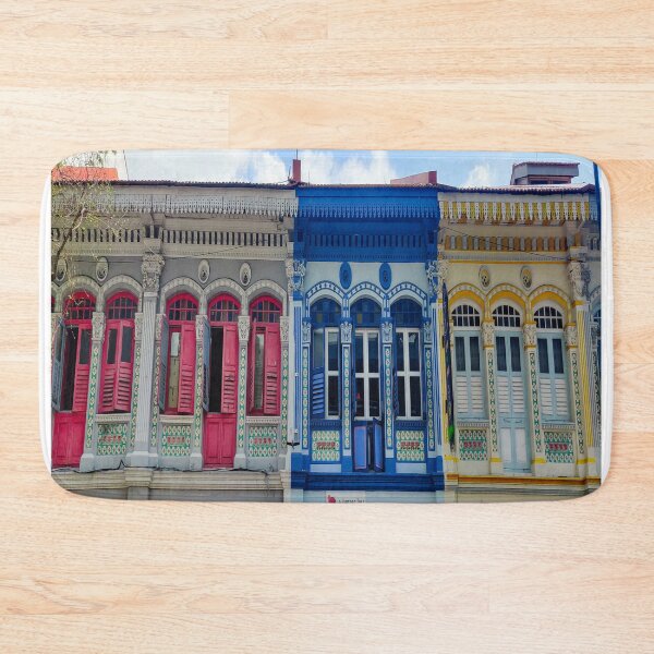 Item preview, Colourful Peranakan Shophouses, Singapore designed and sold by Happiness Creators.