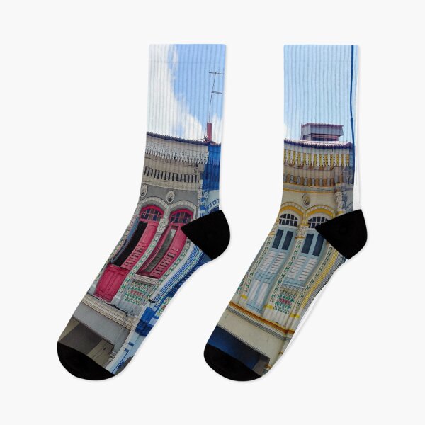 Item preview, Colourful Peranakan Shophouses, Singapore designed and sold by Happiness Creators.