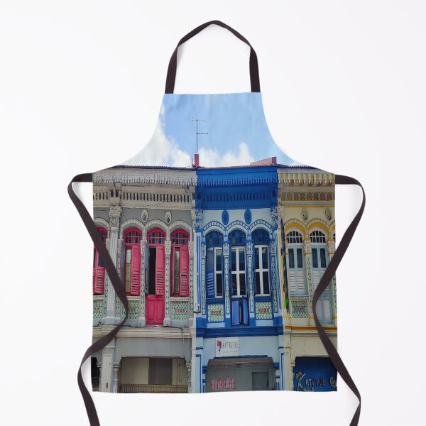 Item preview, Colourful Peranakan Shophouses, Singapore designed and sold by Happiness Creators.