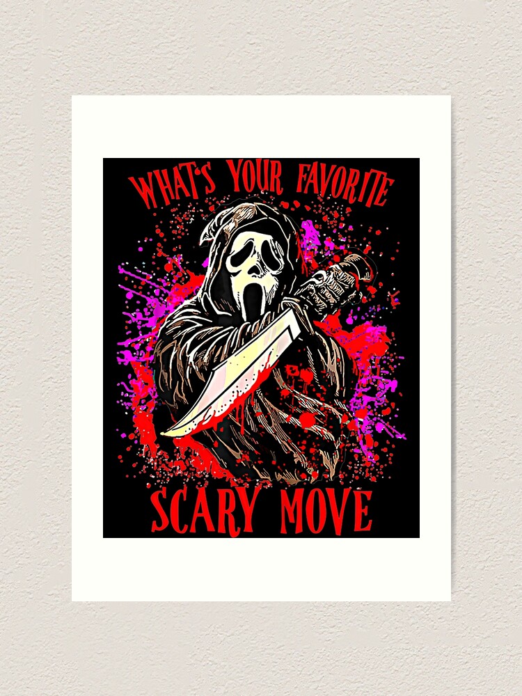 Ghost Face: What's Your Favorite Scary Movie PRINTS and STICKERS – Art Lab  Candy