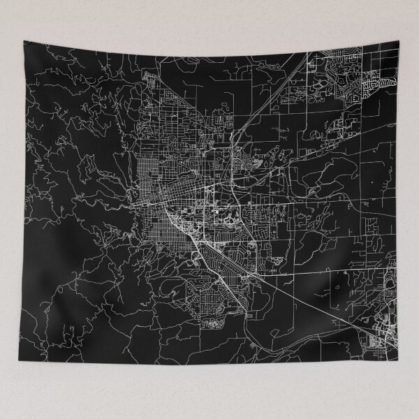Item preview, Boulder Black Map designed and sold by multiplicitymap.
