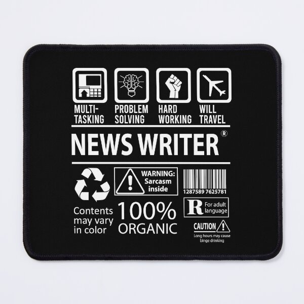 Item preview, News Writer T Shirt - MultiTasking Certified Job Gift Item Tee designed and sold by sabinacsnm.