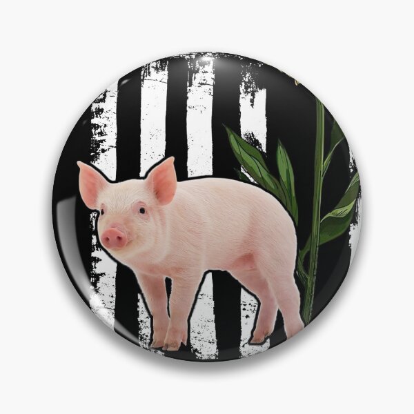 Item preview, Pig Sunflower Black White American Flag  designed and sold by WillaldShop.
