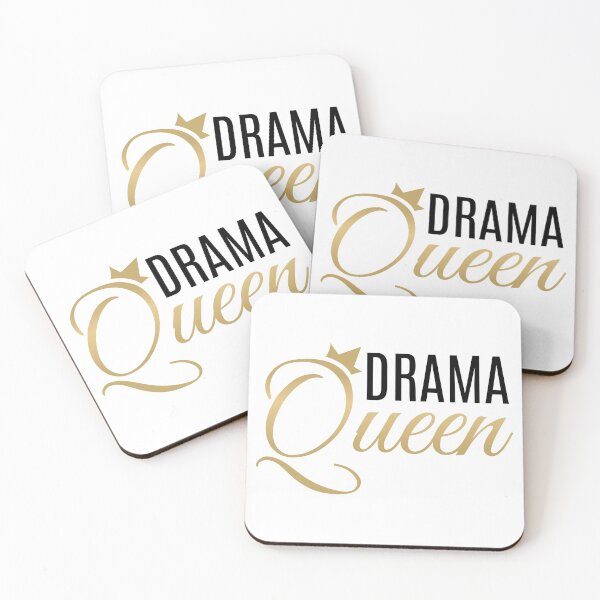 Artikelvorschau, Drama Queen Textdesign entworfen und verkauft von BrightLightArts.