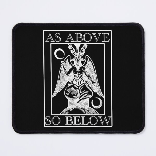 Item preview, As Above So Below Baphomet Occult Satanic designed and sold by DanielNaderer.