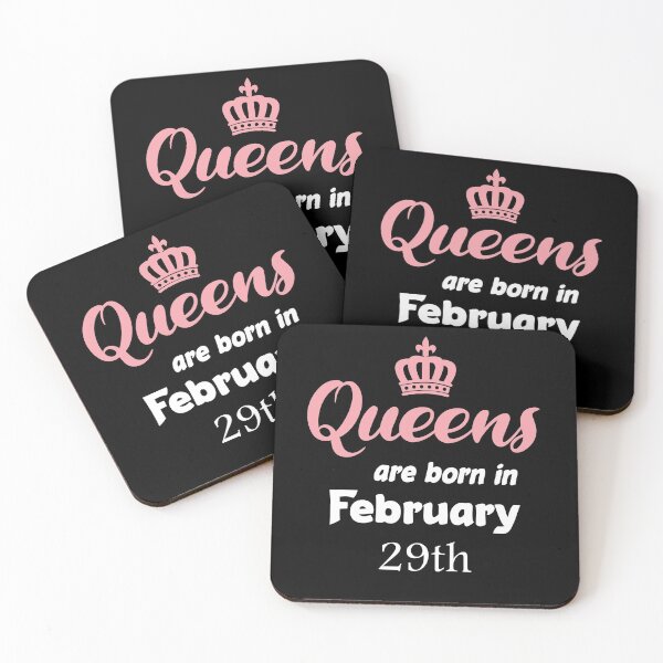 Item preview, Queens are born in February 29th designed and sold by TastefulTees.