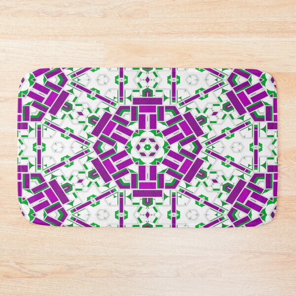 Item preview, Ultraviolet Purple and Green Dotty Turkish Look Tile designed and sold by SeaChangeDesign.