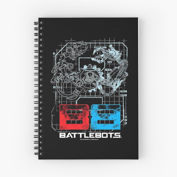Item preview, Battle'Bots Robot Schematics Logo Premium  designed and sold by DanielNaderer.