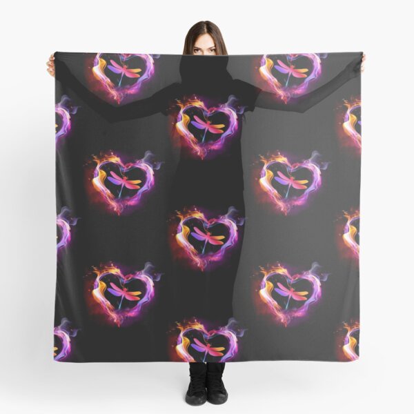 Aperçu de l'œuvre Art de coeur aquarelle libellule créée et vendue par WillaldShop.