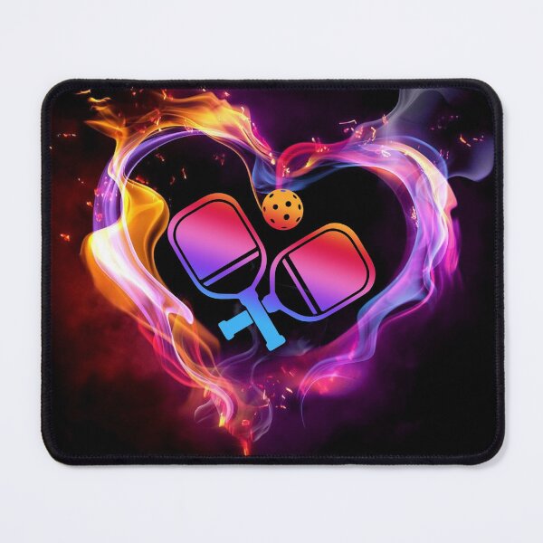 Item preview, Pickleball Watercolor Heart Art designed and sold by WillaldShop.