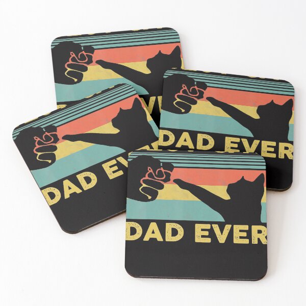 Item preview, Best Cat Dad Ever Funny Cat Daddy Fist Bump Father's Day designed and sold by BrandyBare.