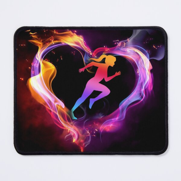 Item preview, Running Watercolor Heart Art designed and sold by WillaldShop.