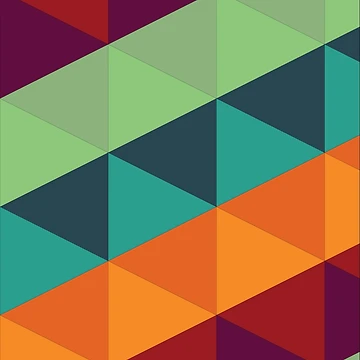 Artwork thumbnail, Colorful Triangle Pattern by FridPix