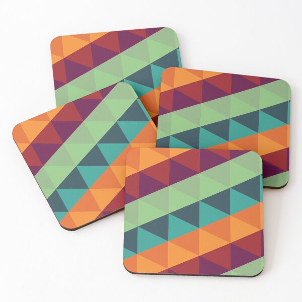 Item preview, Colorful Triangle Pattern designed and sold by FridPix.