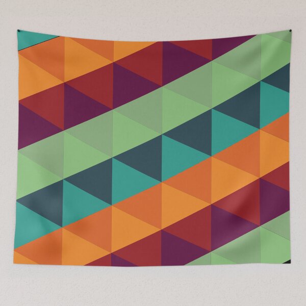 Item preview, Colorful Triangle Pattern designed and sold by FridPix.
