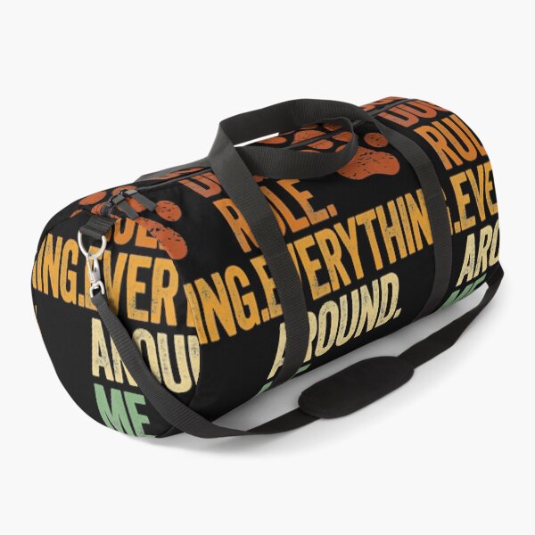 Item preview, Vintage Graphic Dogs Rule Everything Around Me Quote Funny Dog Mom designed and sold by JoellaFlinteTee.