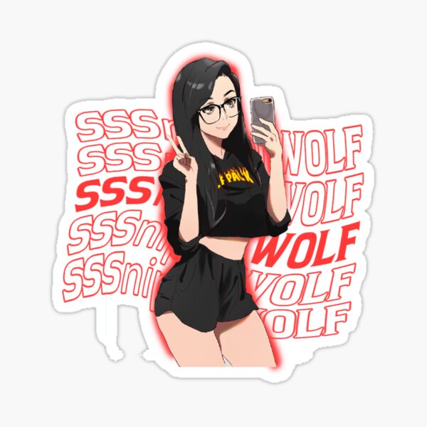 Sssniperwolf T SHIRT Wolf Pack Sticker for Sale by Fiorew60